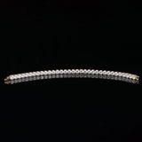 Lab Grown Diamond Tennis Bracelet in Yellow Gold - 5mm - Ice Dazzle - VVX™ Lab Diamond - Tennis Bracelet