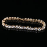 Lab Grown Diamond Tennis Bracelet in Yellow Gold - 5mm - Ice Dazzle - VVX™ Lab Diamond - Tennis Bracelet