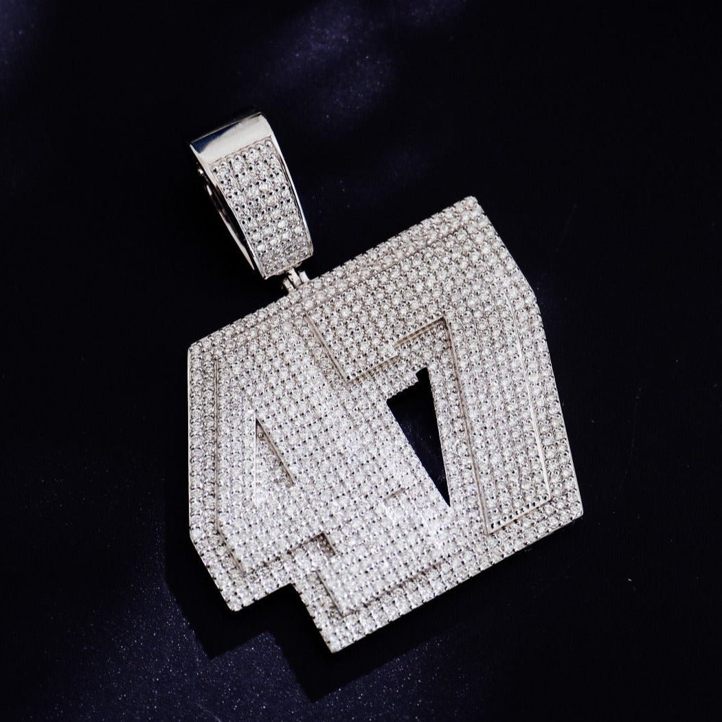 Number 47 Designer Pendant - Ice Dazzle - VVX™ Lab Diamond - Pendant