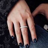 Princess Lab Grown Diamond Half Eternity Wedding Band (1 1/10 ct. tw.) - Ice Dazzle - VVX™ Lab Diamond - Wedding Bands