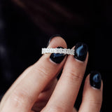 Princess Lab Grown Diamond Half Eternity Wedding Band (1 1/10 ct. tw.) - Ice Dazzle - VVX™ Lab Diamond - Wedding Bands