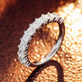 Princess Lab Grown Diamond Half Eternity Wedding Band (1 1/10 ct. tw.) - Ice Dazzle - VVX™ Lab Diamond - Wedding Bands