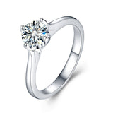 Solitaire Ring with 1ct Round Lab Diamond - Ice Dazzle - VVX™ Lab Diamond - Solitaire Engagement Rings