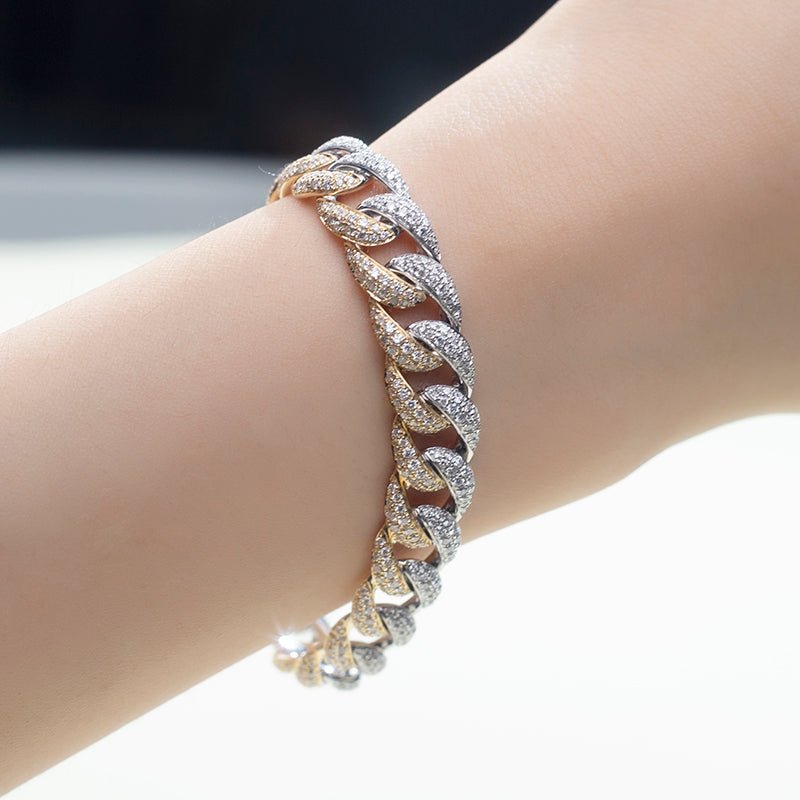 Lab diamond cuban chain sales
