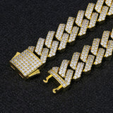 VVX™ Miami Brilliance - 12mm Iced Cuban Link Bracelet - Ice Dazzle - VVX™ Lab Diamond - Cuban Bracelet
